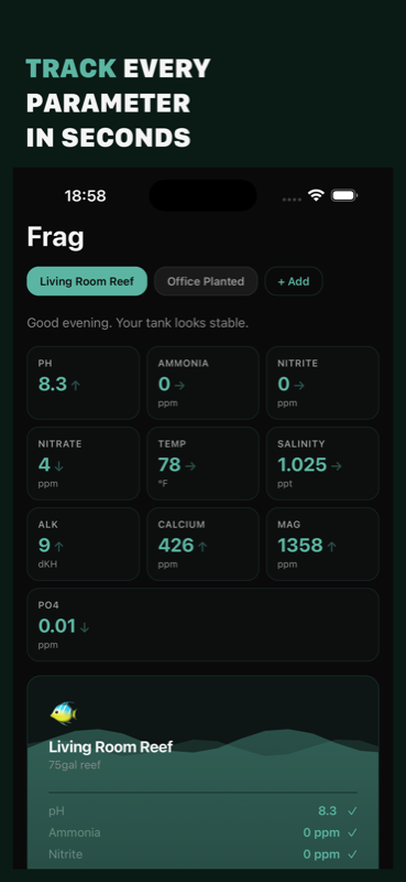 Track every parameter in seconds