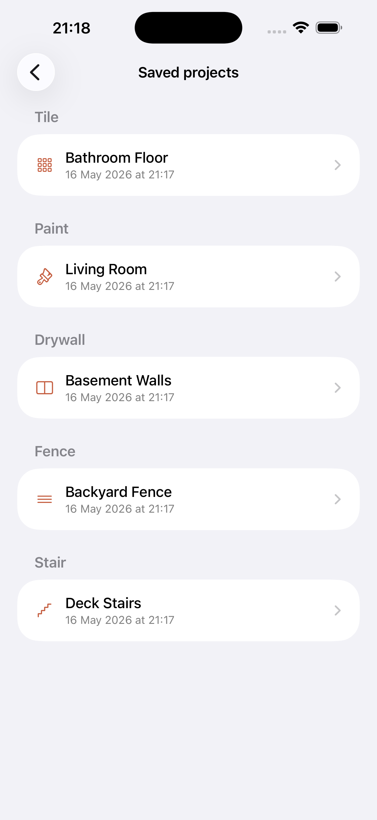 Five calculators, one app