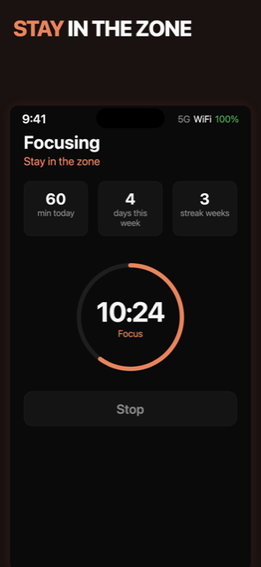 Stay in the zone